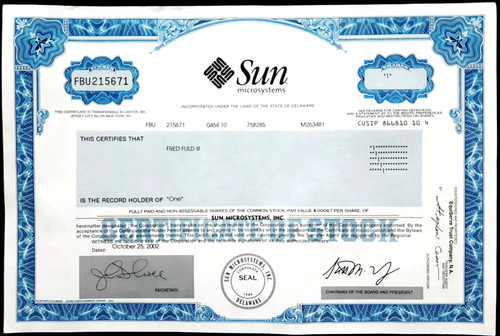 Certificato stock sun - stock,