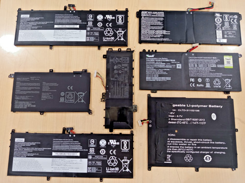Lotto stock batterie litio - stock,