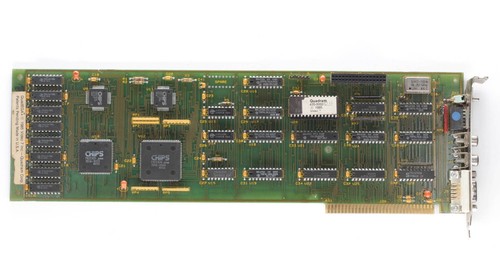 Scheda video ega quadram - scheda,